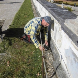 Oprava valounkové přídlažby