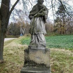 Svatý Jan Nepomucký - Hosín - před opravou